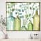 Designart - Mixed Botanical Green Leaves I0 - Cottage Canvas in Gold Frame